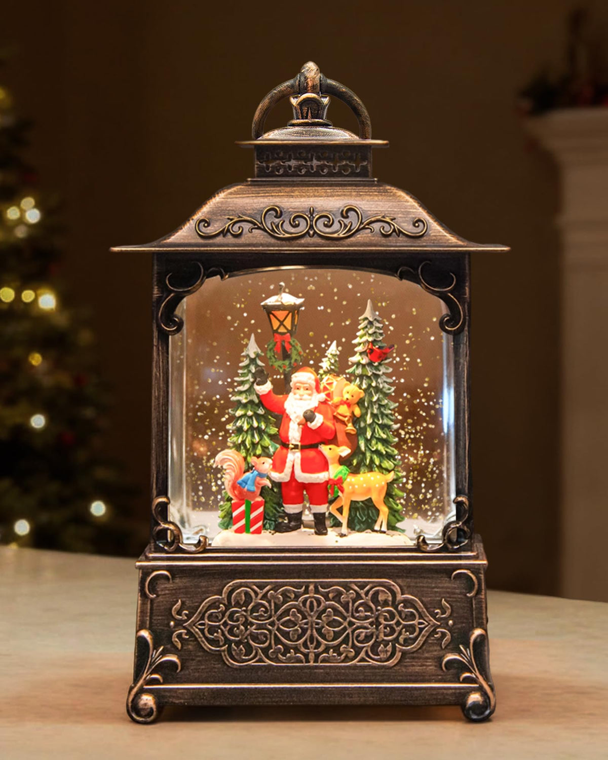 sinofayar front view assembled showing festive lantern benefit for centerpiece