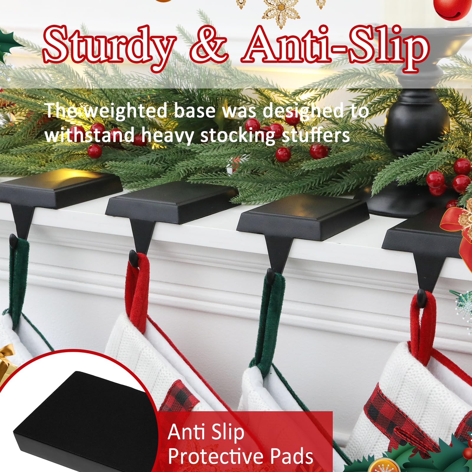 SINTENILL side profile showing low-profile design that fits most mantels and keeps décor tidy