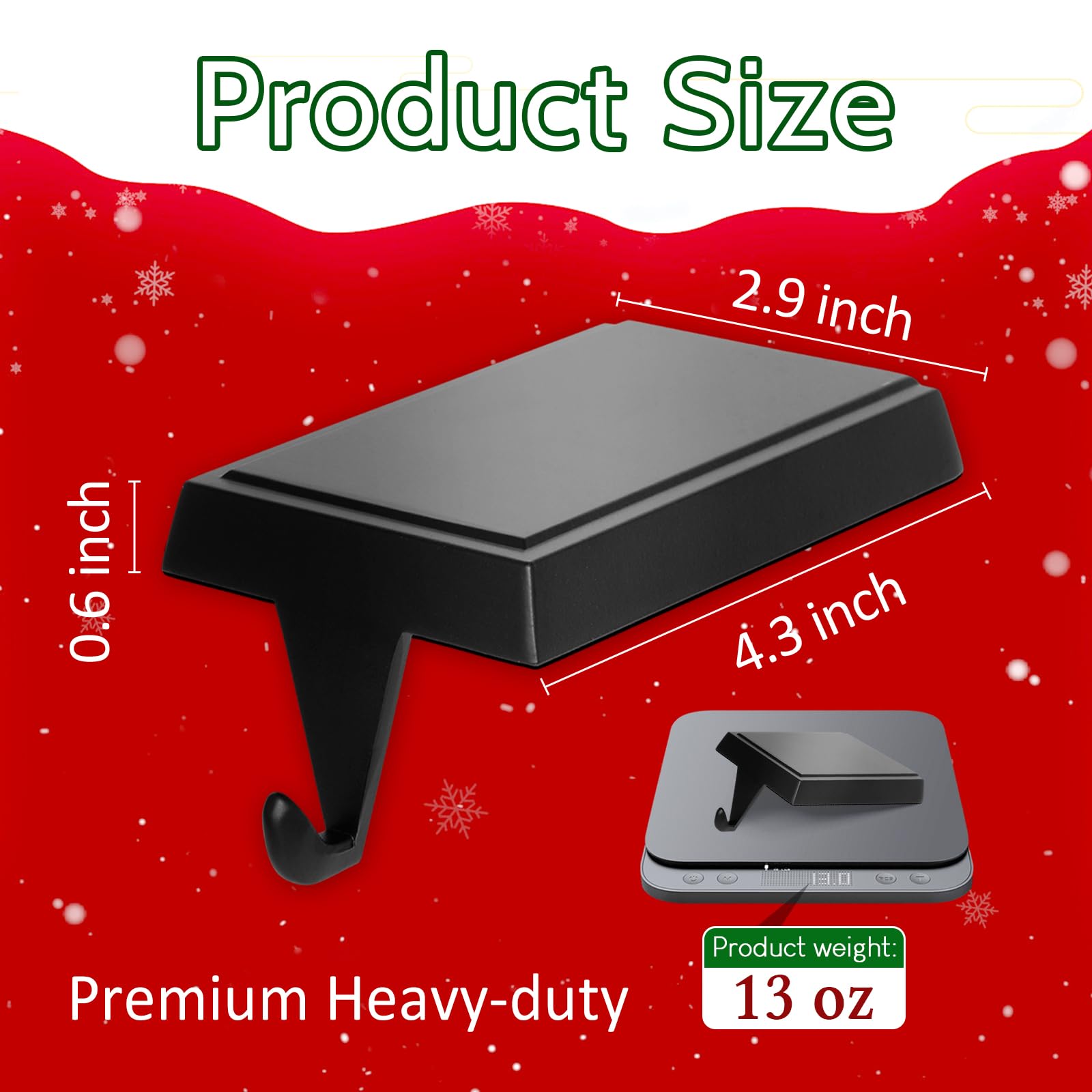 SINTENILL weighted base detail showing dense zinc alloy block and anti-slip pad for strong hold