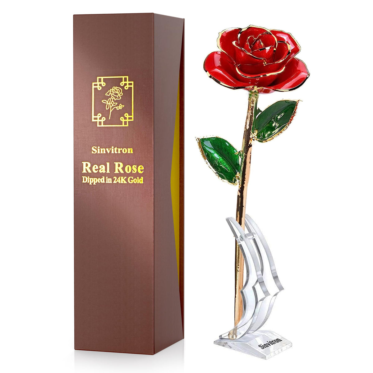 Sinvitron front packaging showing gift-ready presentation and premium finish