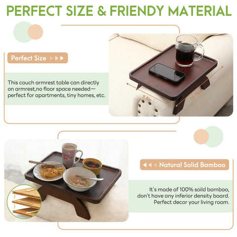 SINWANT tray folded flat for storage, space-saving and easy to tuck away