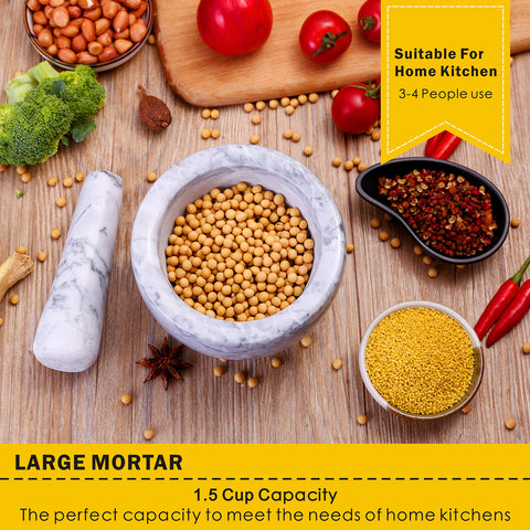 SIPARUI pestle and stainless spoon detail for easy scooping
