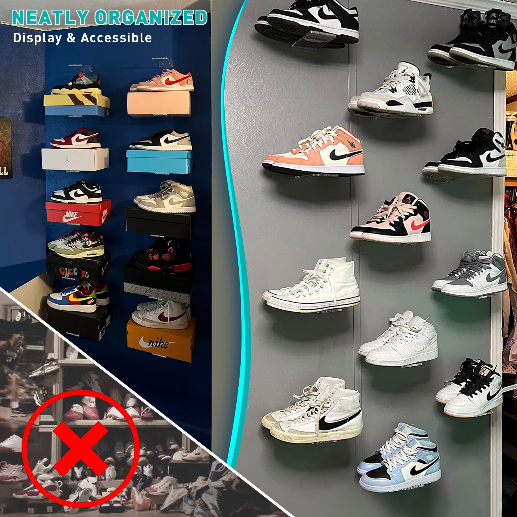 SIPRDE shelf holding one sneaker shows stable levitating presentation