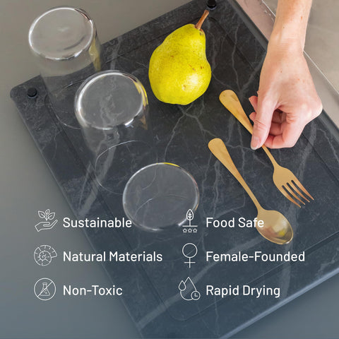 Siren Stone packaging with sanding tool included indicating easy maintenance benefit
