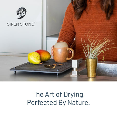 Siren Stone held in hand for size comparison showing space-saving benefit