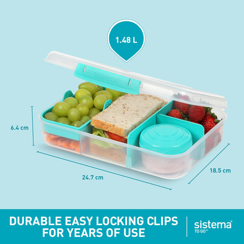 Sistema container base in microwave without lid, safe reheating and convenience