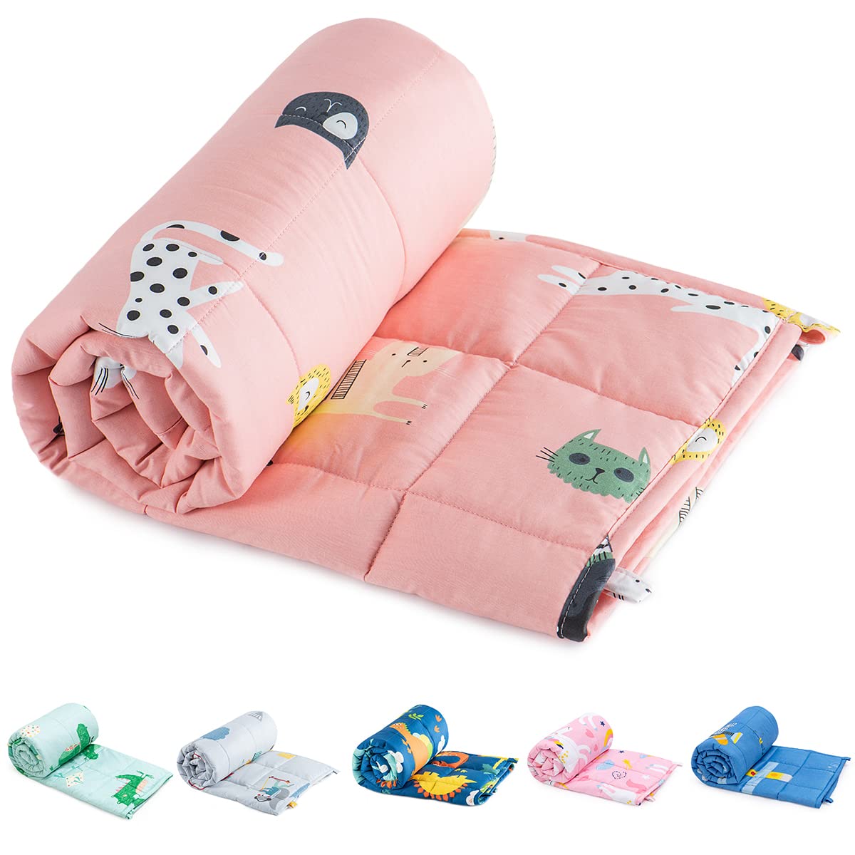 Sivio front view of 36x48 blanket showing kid-friendly design and cozy look