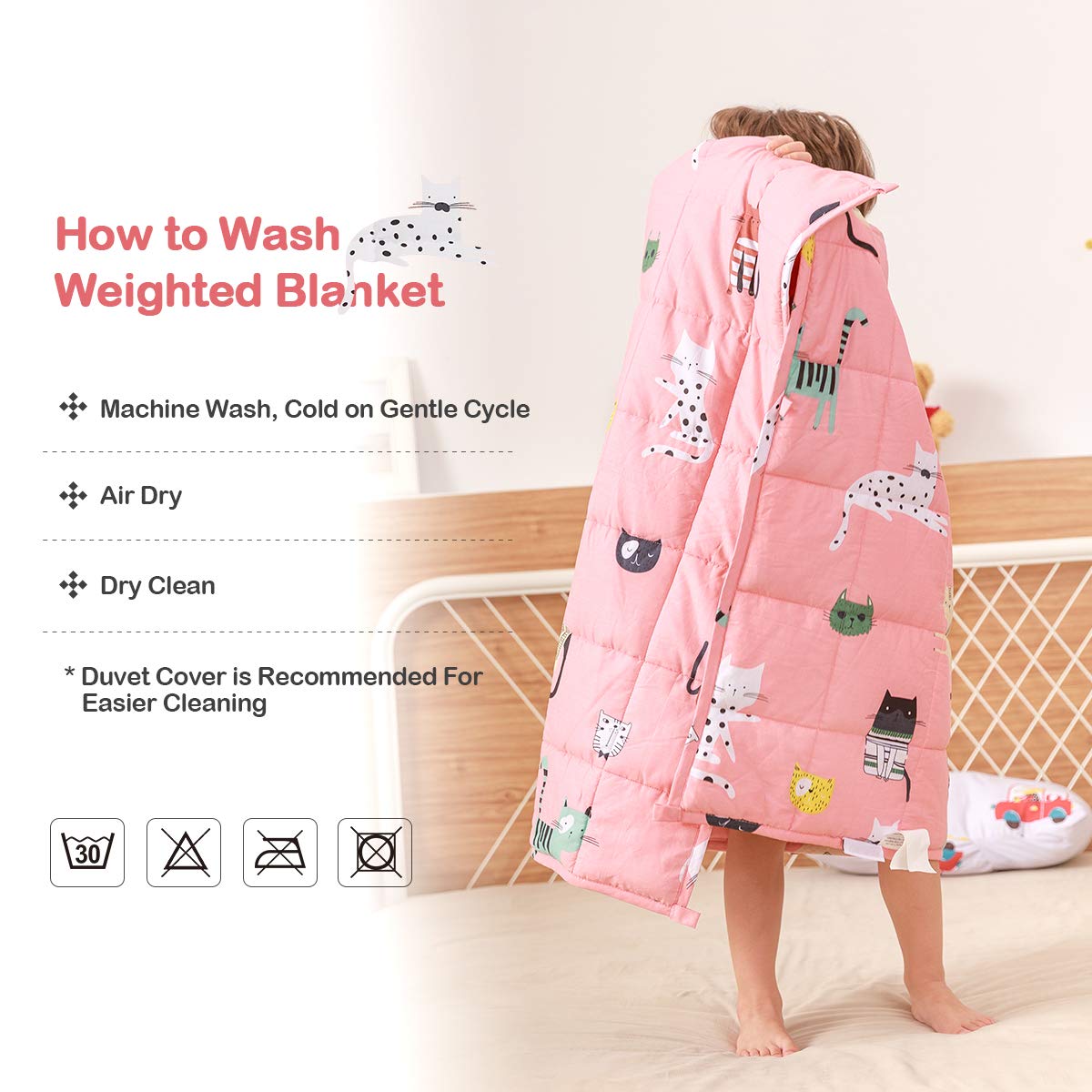 Folded Sivio blanket next to ruler showing compact size for travel convenience