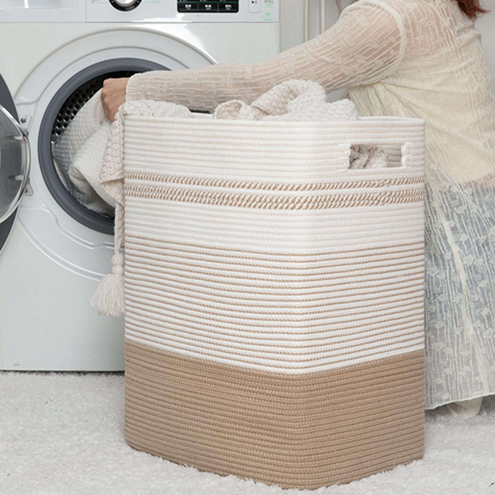 SIXDOVE lifestyle shot in bedroom showing decorative storage benefit