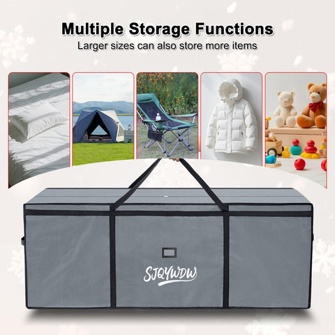 SJQYWDW folded flat bag for compact under-bed or closet storage