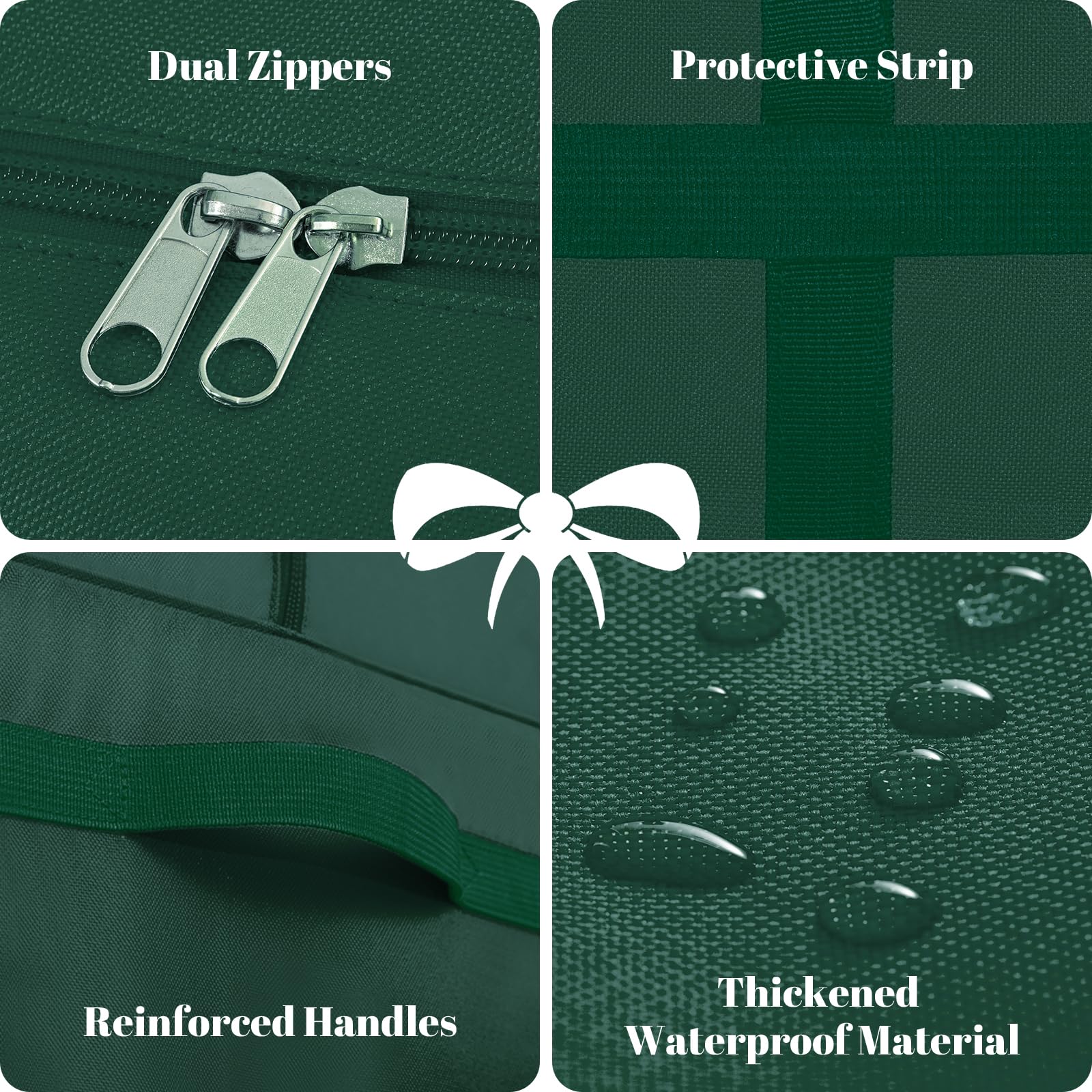SJQYWDW handle and zipper detail showing reinforced carrying benefit