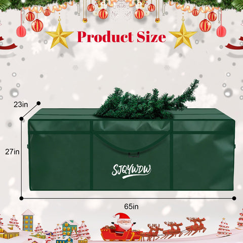 SJQYWDW interior with disassembled tree packed for easy transport