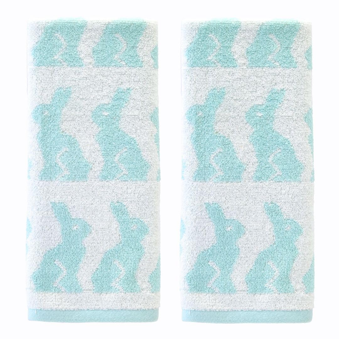 SKL Home front view showing aqua bunny design and decorative appeal