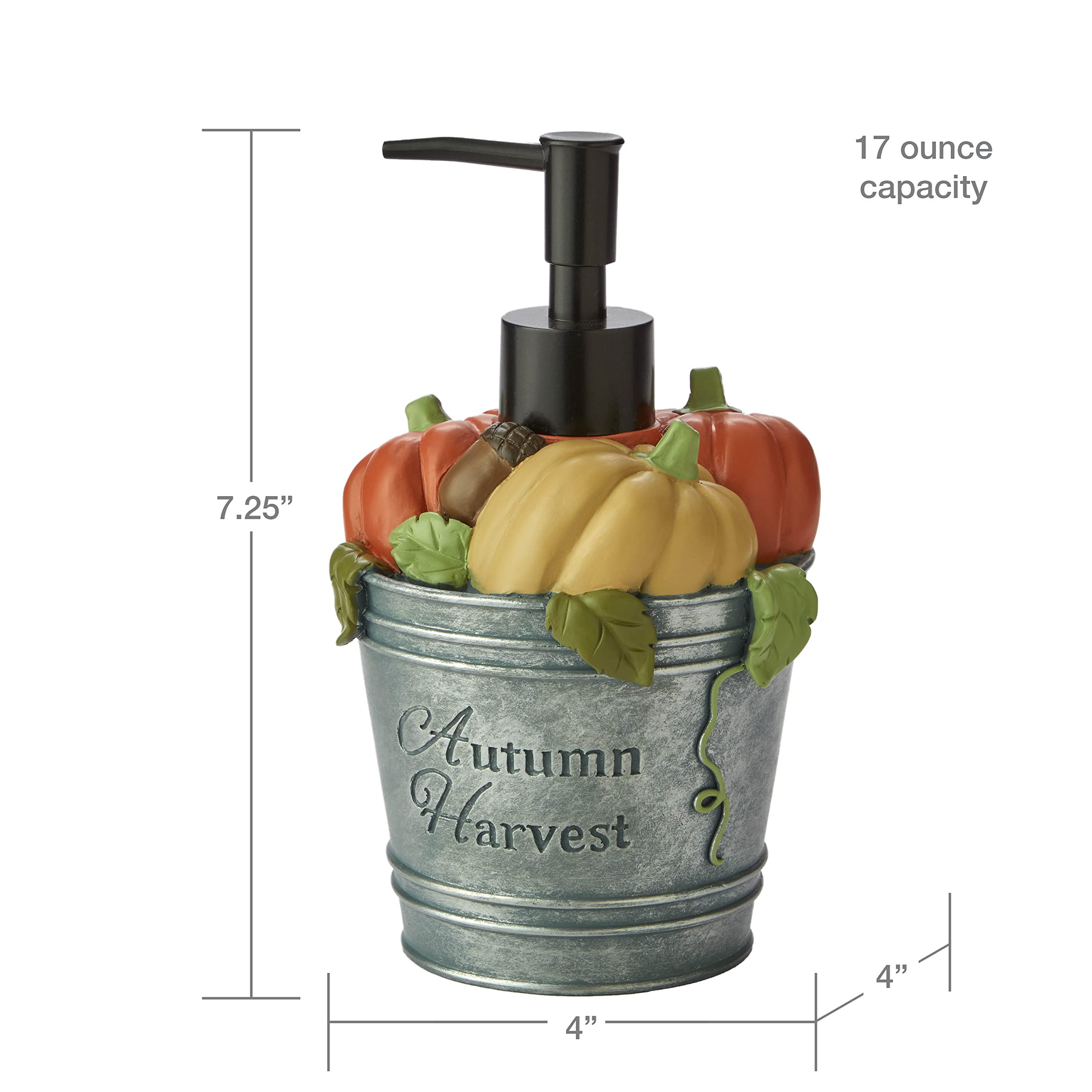 SKL Home lifestyle bathroom display with dispenser creating cozy autumn decor ambience