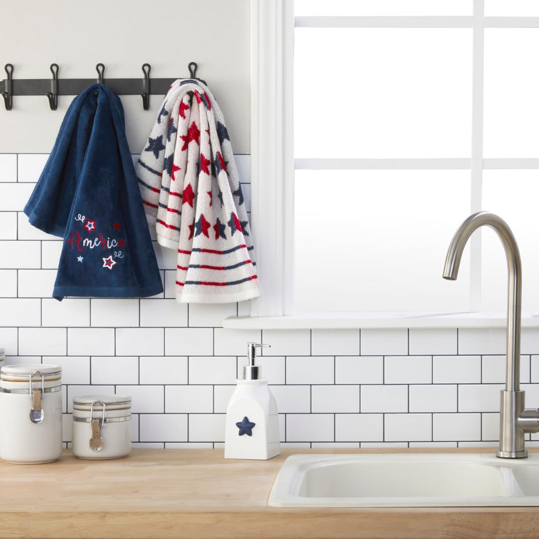SKL Home towel hanging on kitchen hook showing quick-access convenience