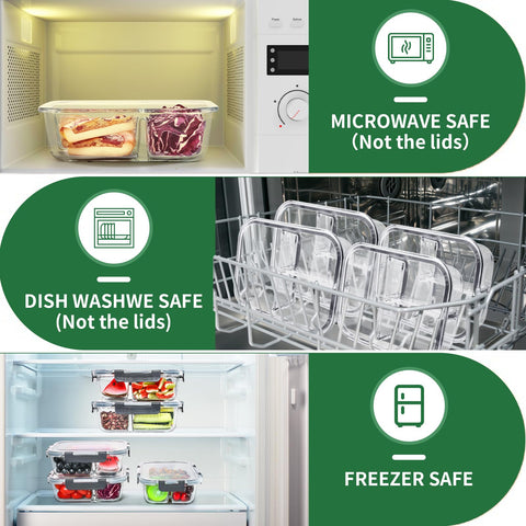 Skroam stacked containers in fridge showing space-saving organization benefit