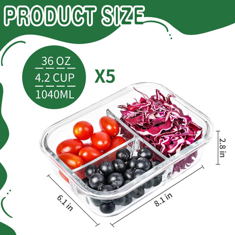 Skroam top view highlighting three compartments for precise portioning benefit