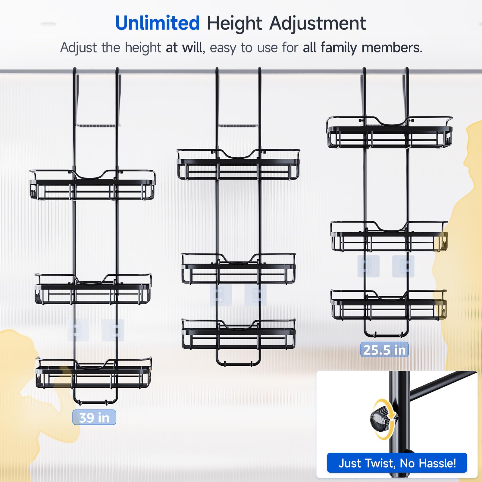 Skyapex adjustable shelves being moved demonstrating customizable organization