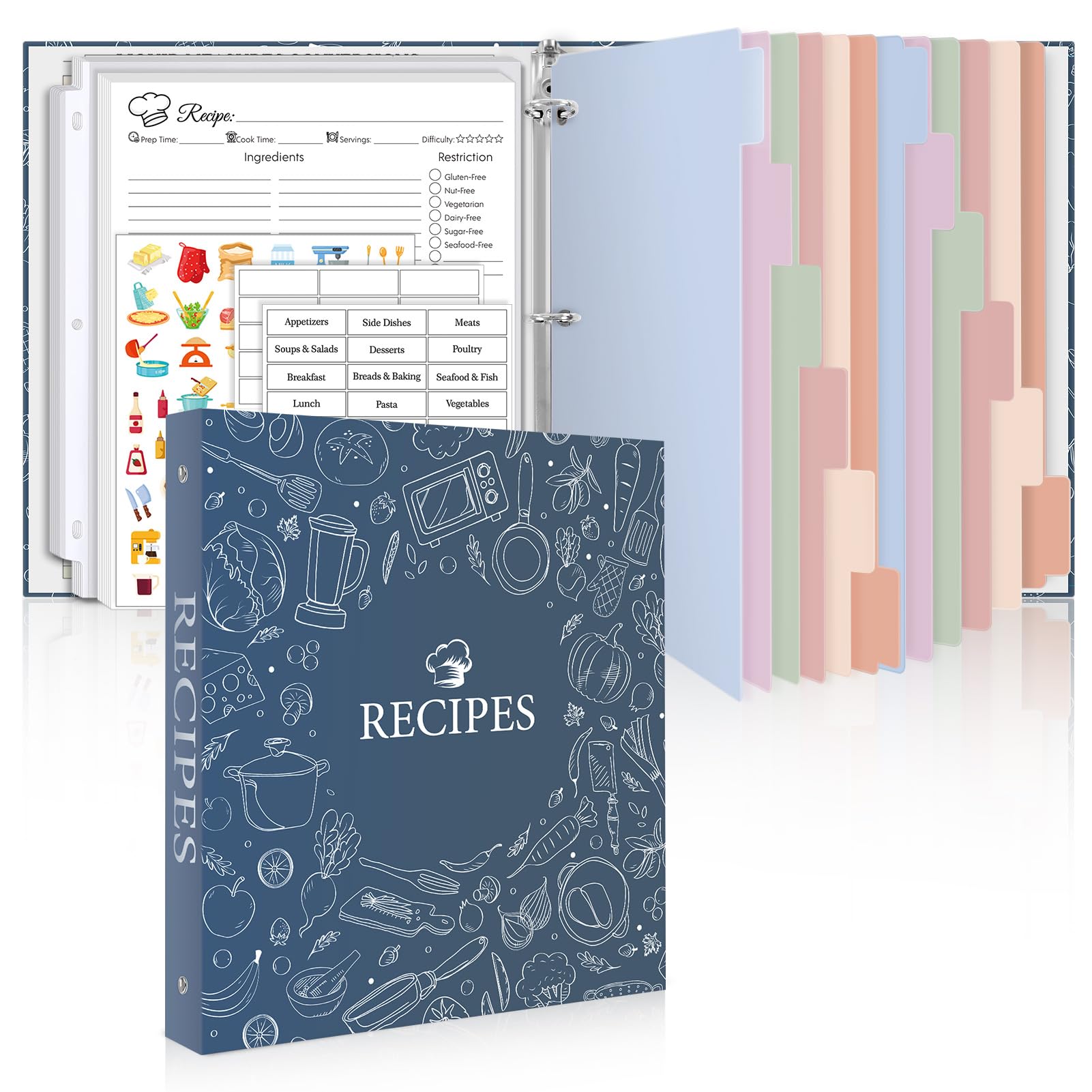 SKYDUE front cover showing waterproof protection and durable binding