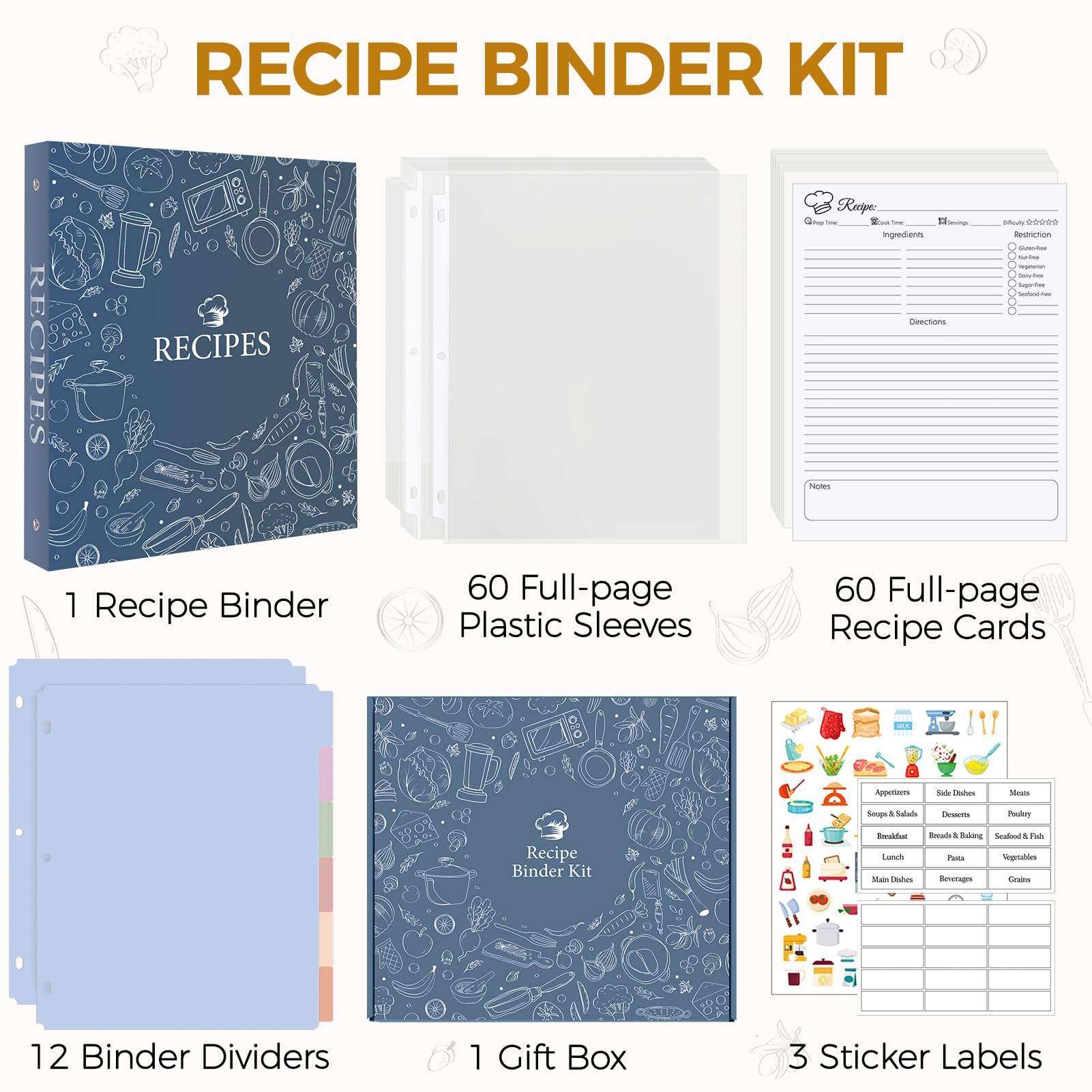 SKYDUE open binder displaying organized tabs and included pages for quick access