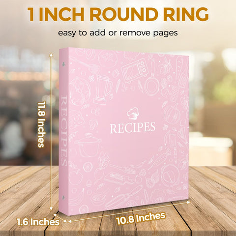 SKYDUE premium plastic sleeve detail protecting a recipe page