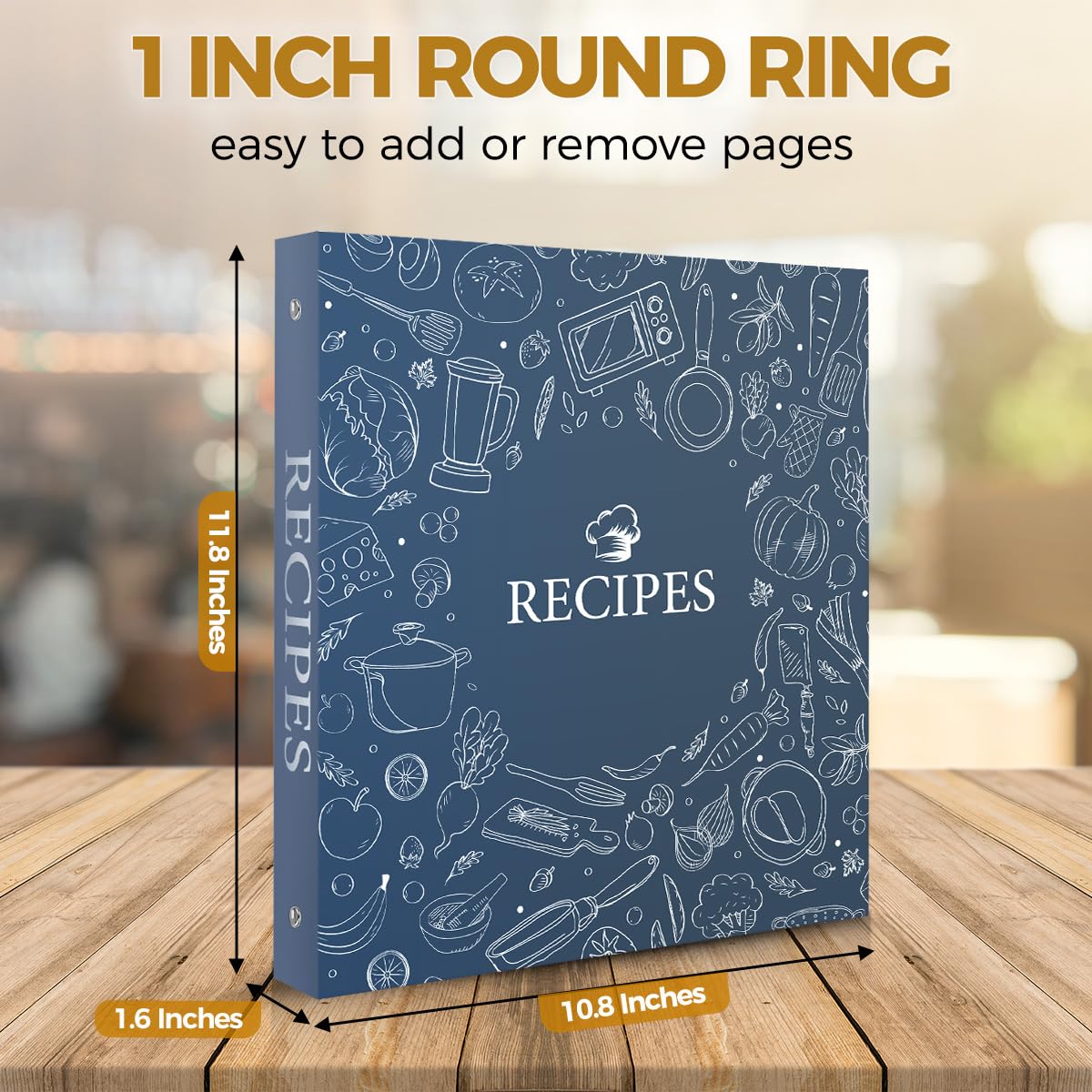 SKYDUE close-up of plastic sleeve texture protecting recipe pages from spills