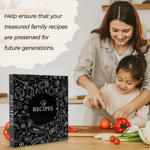 SKYDUE tab labels and dividers enabling fast recipe categorization