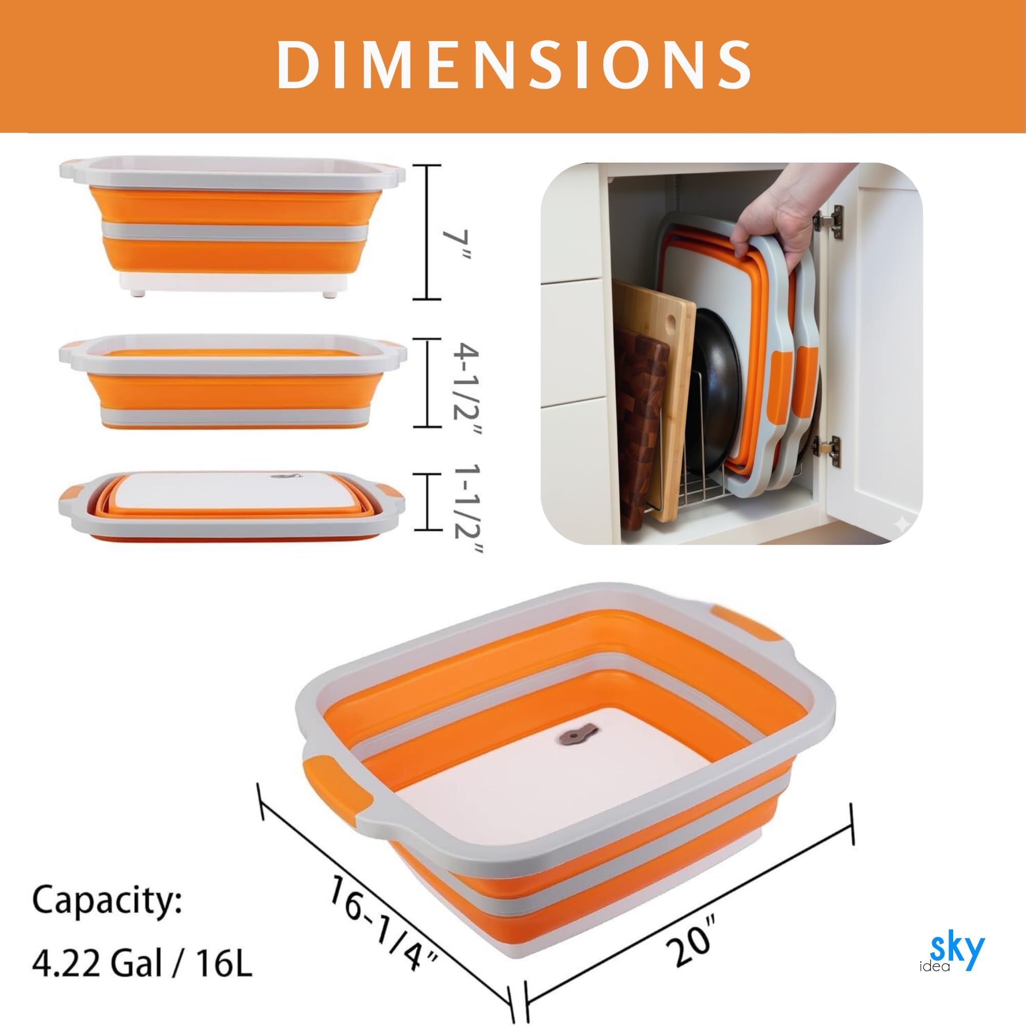 skyidea size comparison with sink showing fitting and scale benefit