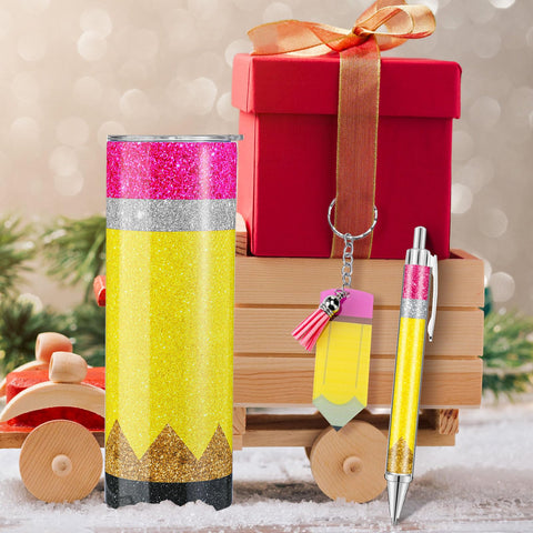 Skylety tumbler on teacher desk illustrating everyday use and convenience