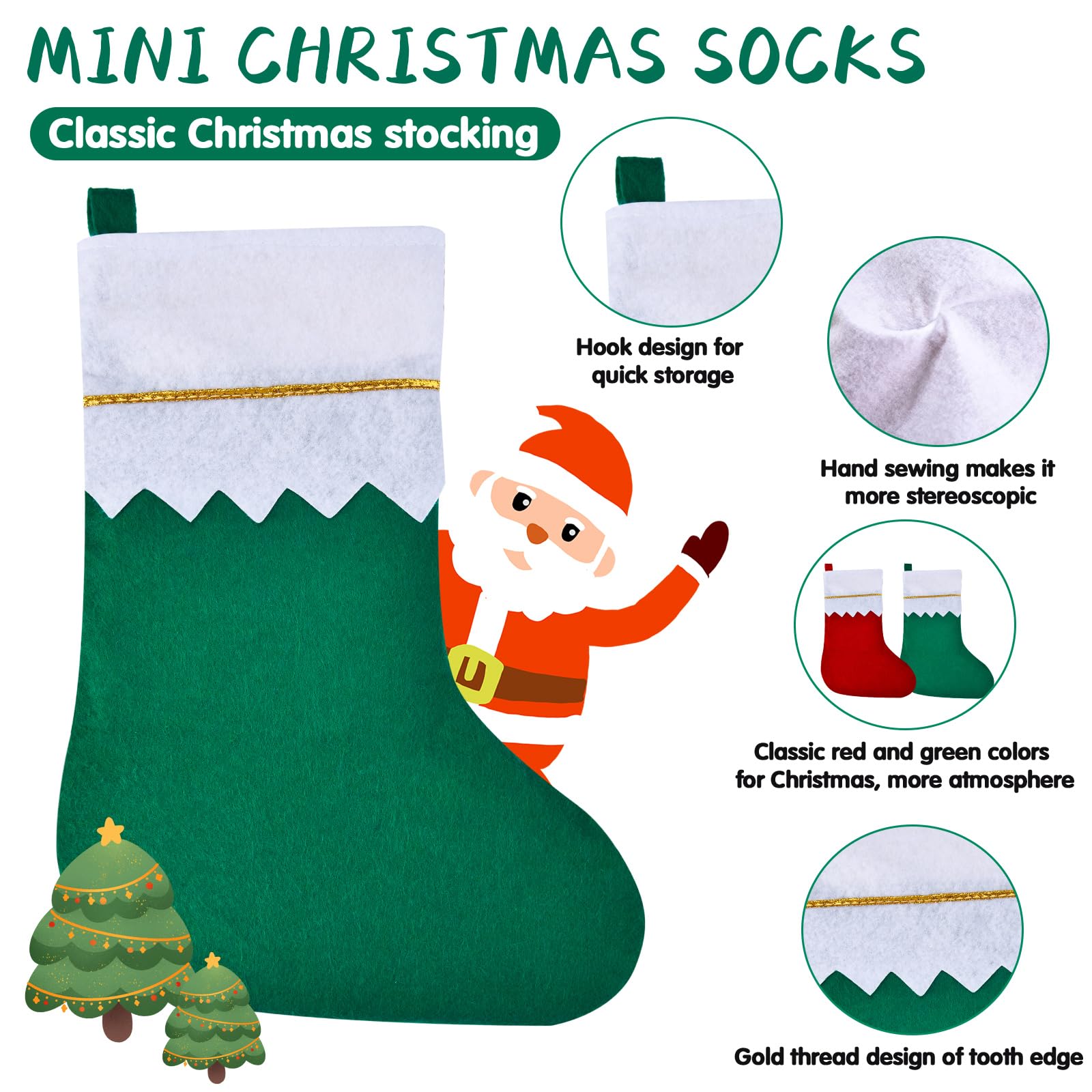 Skylety personalized stockings with names demonstrating customizable DIY options