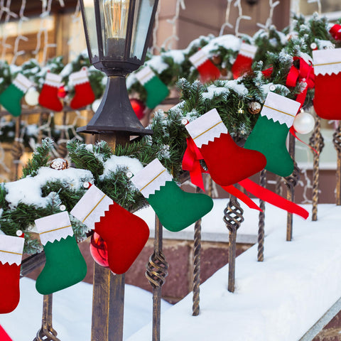 Skylety mini stockings filled with candy and small gifts illustrating gift-ready capacity