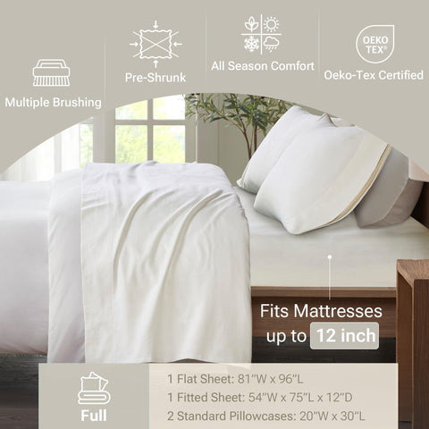 Sleep Philosophy fitted sheet pocket close-up showing secure deep fit