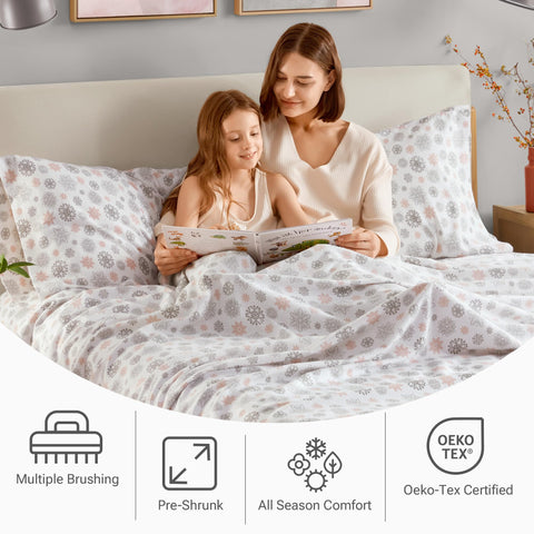 Sleep Philosophy flat sheet neatly folded to show fabric weight and drape