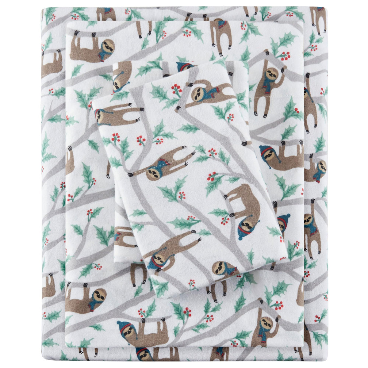Sleep Philosophy front packaging showing Twin flannel set and warm look