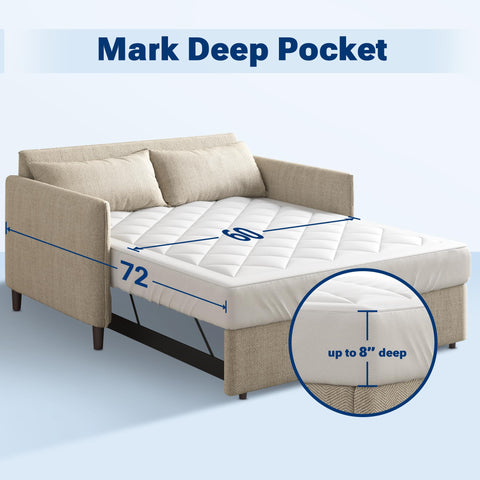 Sleep Philosophy product label with OEKO-TEX marking assuring chemical-free materials