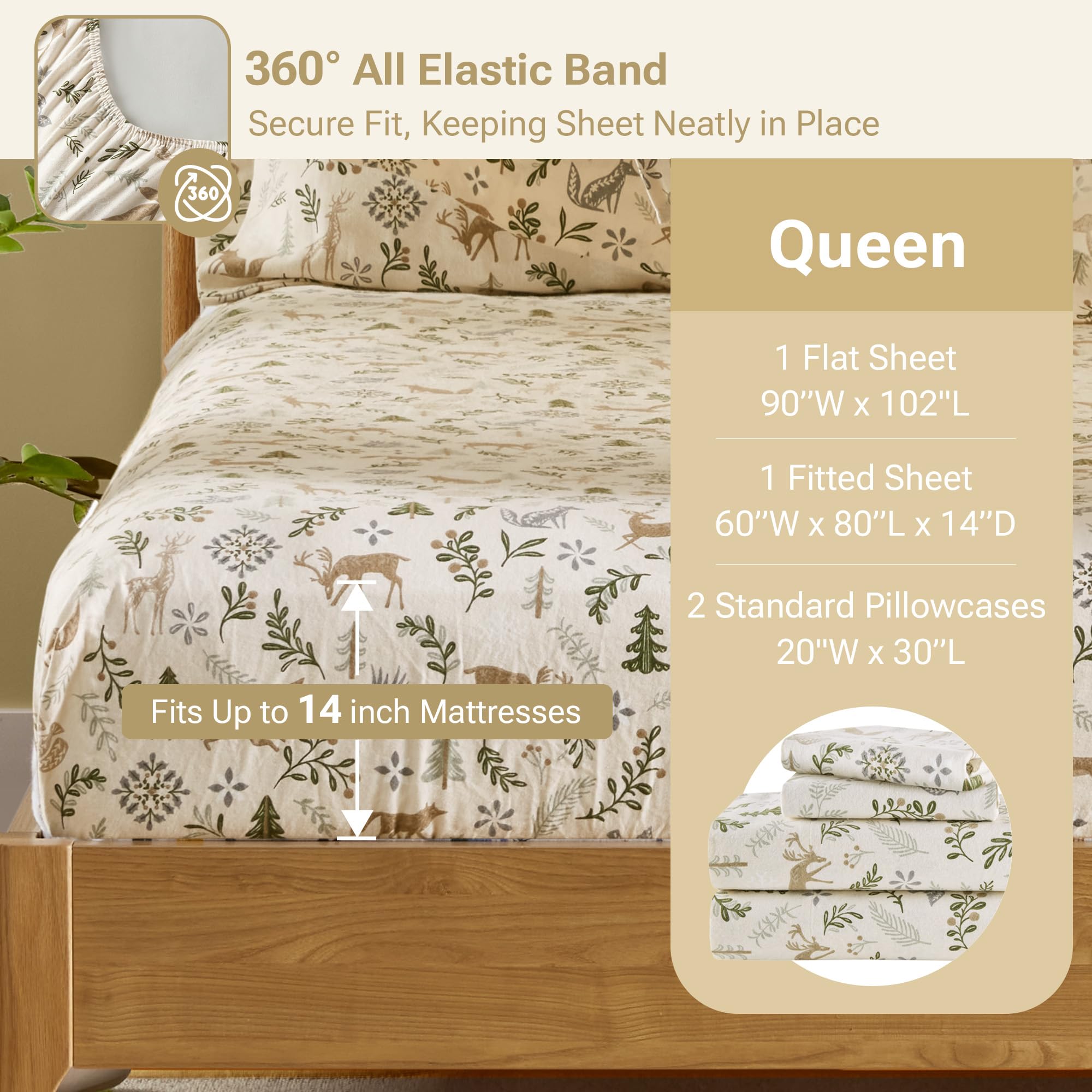 Sleep Philosophy pillowcases stacked highlighting print, coordinated bedding appeal