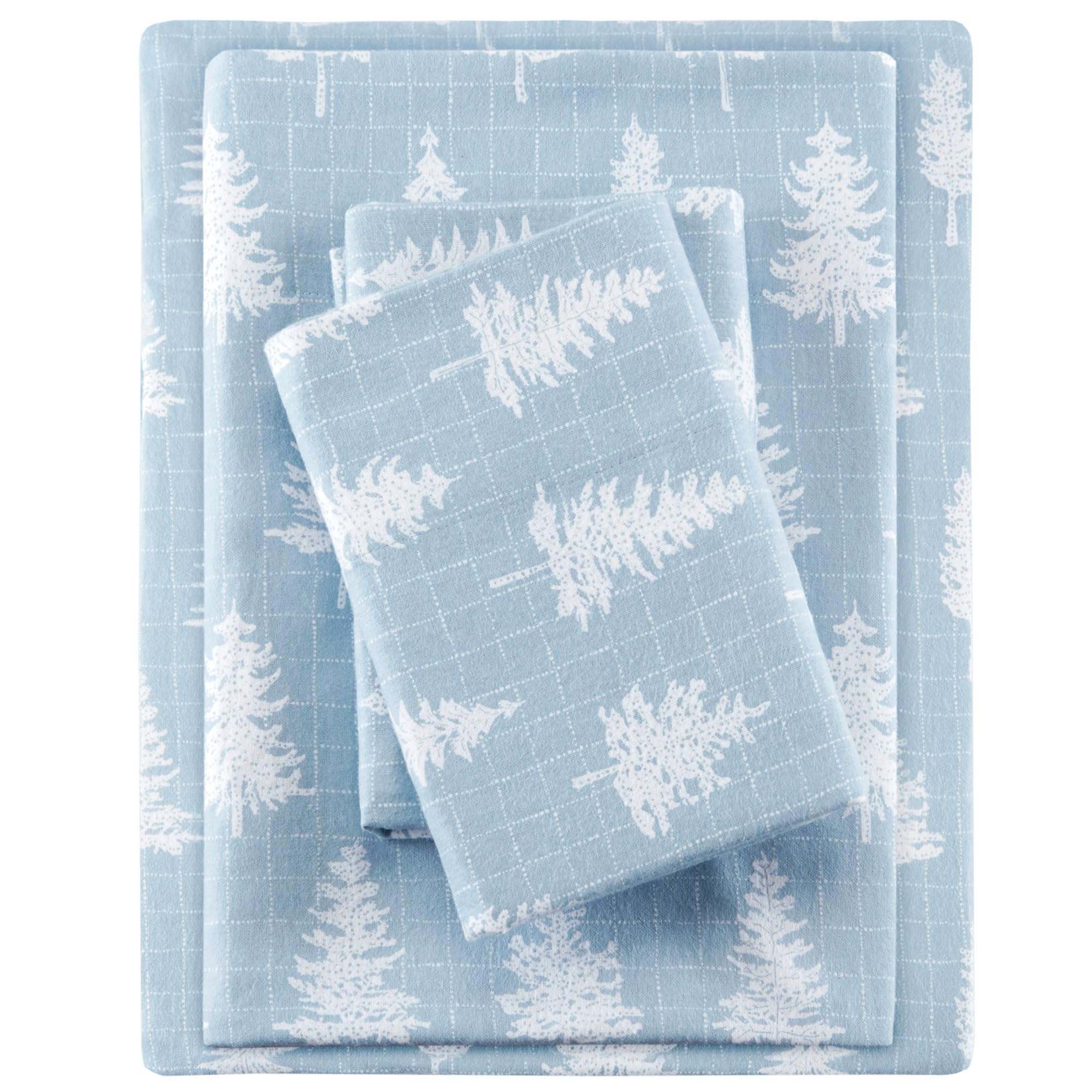 Sleep Philosophy queen sheet set front packaging showing pattern and pieces for easy choice