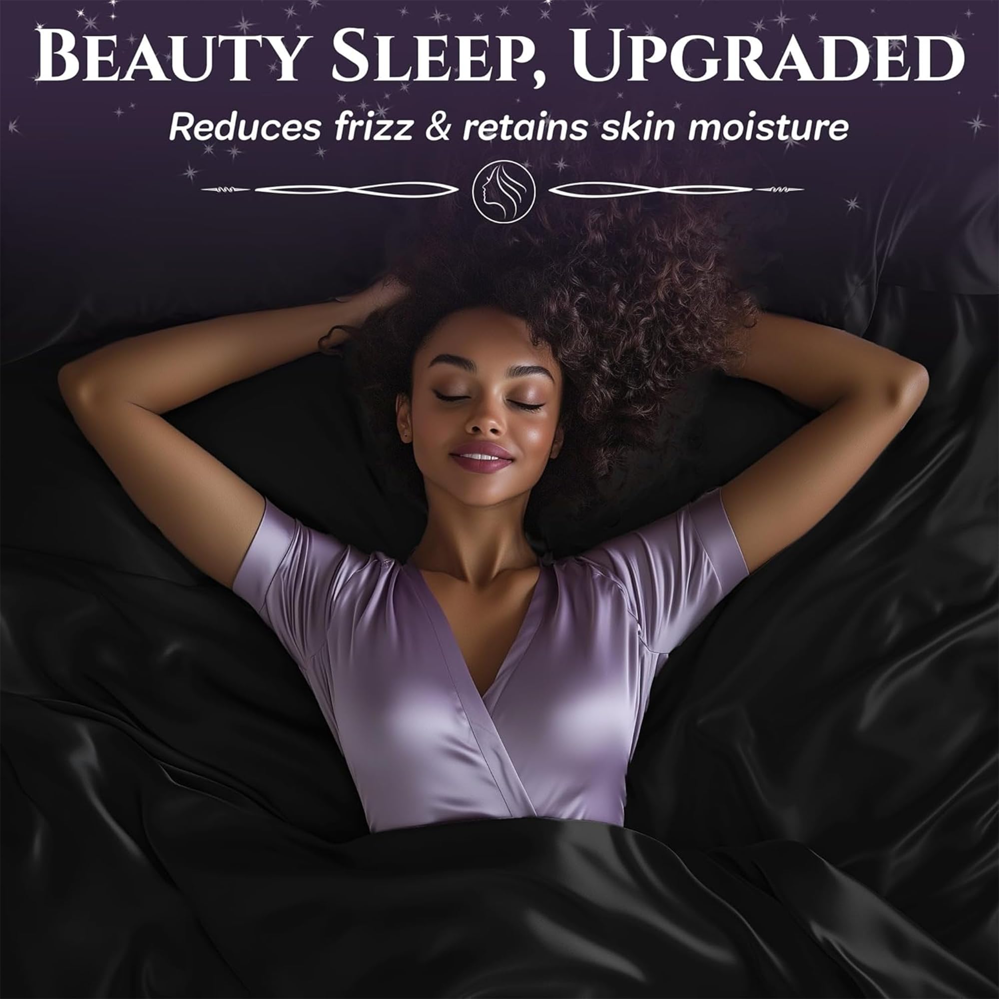 SLEEP SANCTUARY fitted sheet with 15-inch pocket showing secure elastic fit