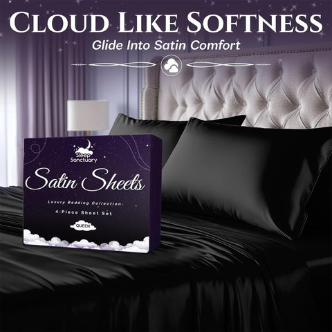 SLEEP SANCTUARY pillowcase stitching detail demonstrating strong seams and durability