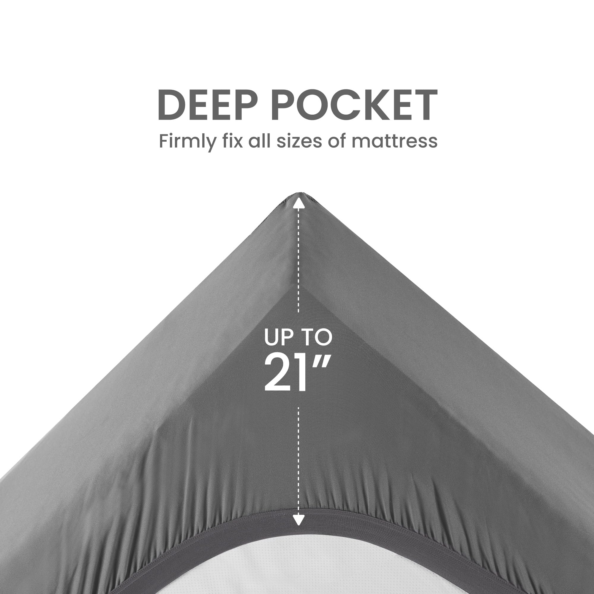 SLEEP ZONE cross-section of fiber fill highlighting fluffy resilient comfort