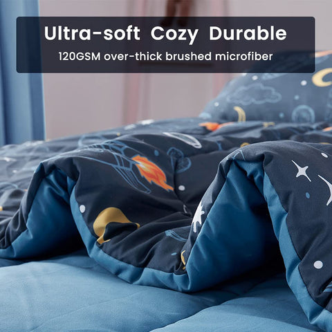 SLEEP ZONE pillow sham and case displayed to show matching coordinated set