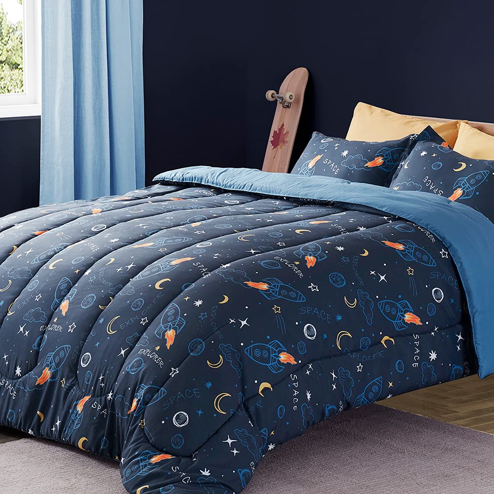 SLEEP ZONE twin bedding next to ruler for scale to check accurate fit