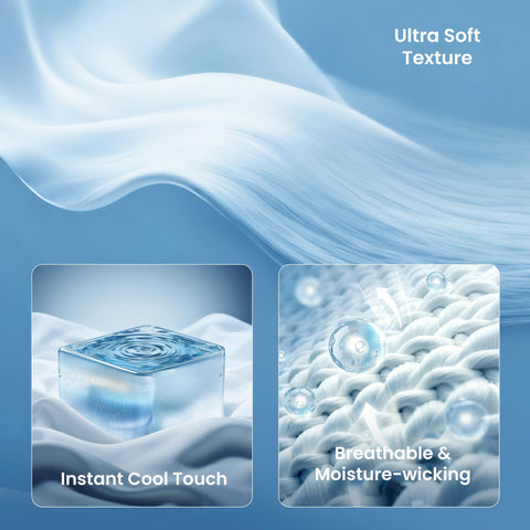 SLEEP ZONE microfiber face close-up conveying soft breathable comfort