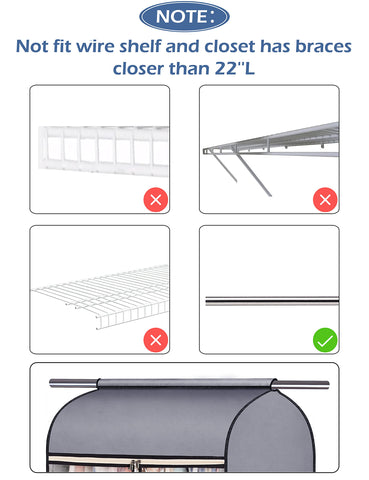 SLEEPING LAMB wardrobe scene showing organized closet and space-saving benefit
