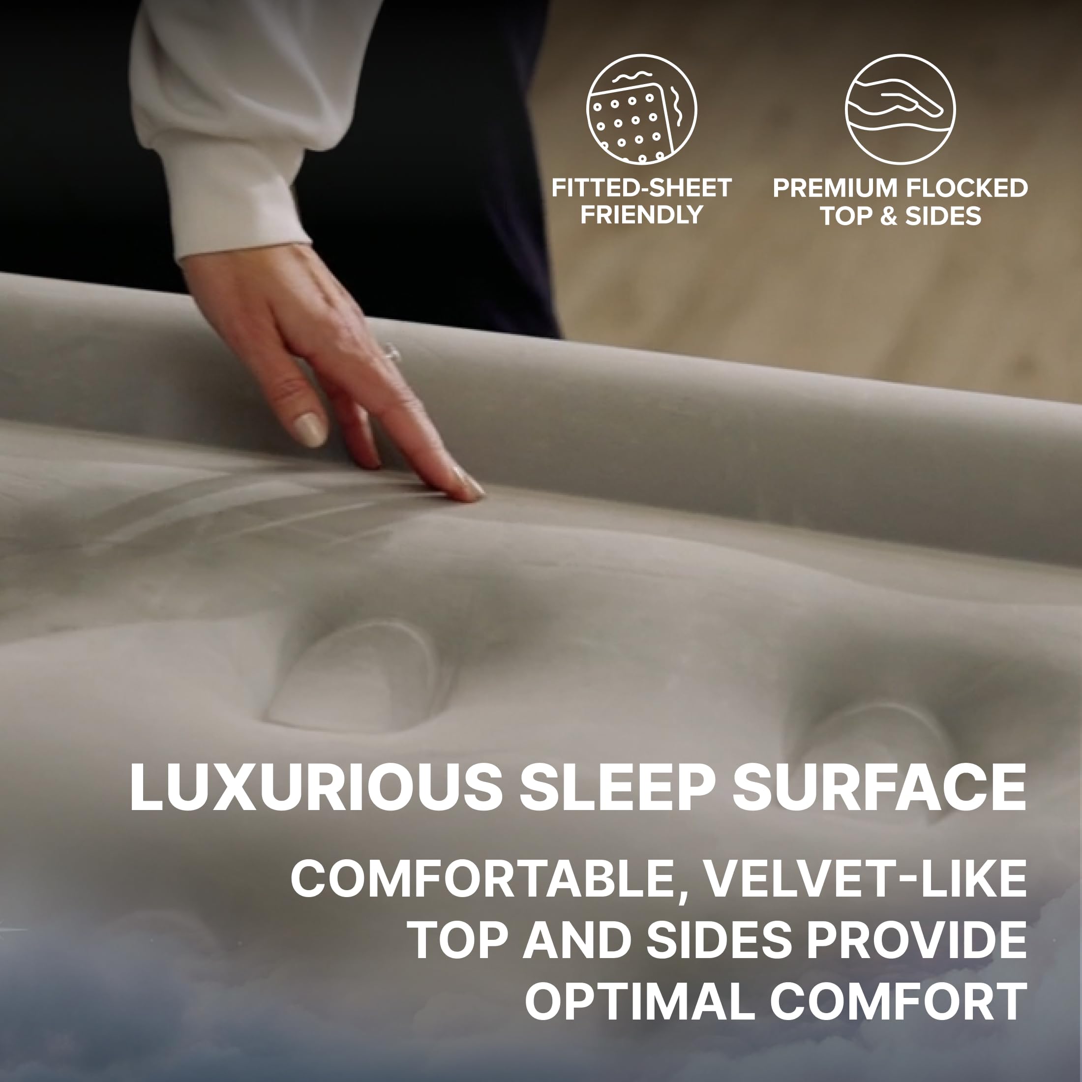 SLEEPLUX cutaway of internal coil beams illustrating even weight distribution benefit