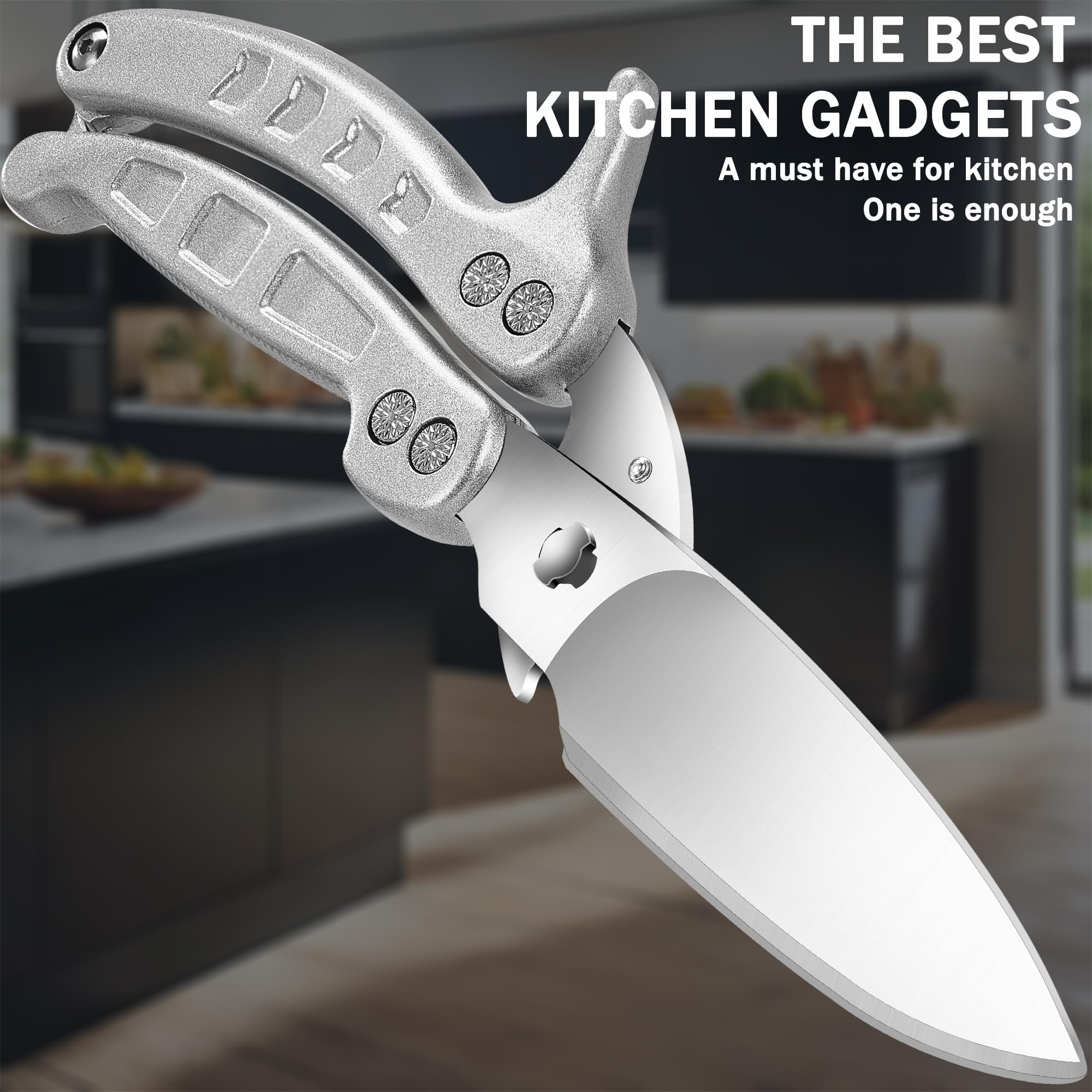 SLEMOON blade close-up with micro-serration for improved non-slip cutting