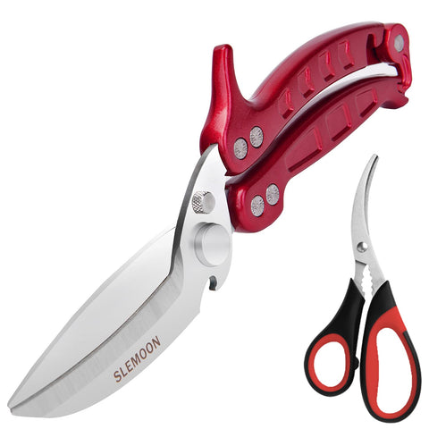 SLEMOON front packaging showing burgundy shears, clear product view and benefits