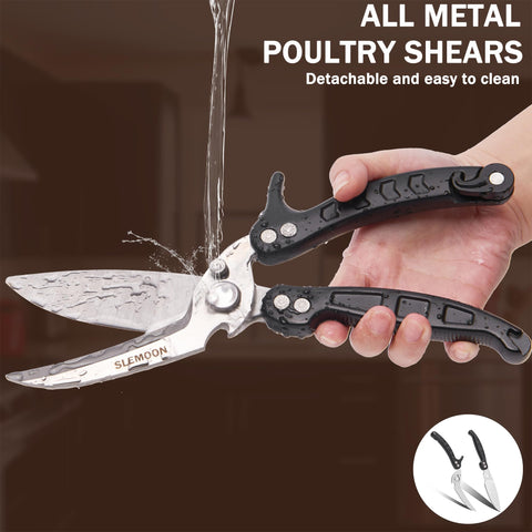 SLEMOON ergonomic fishbone handle showing comfortable non-slip grip benefit