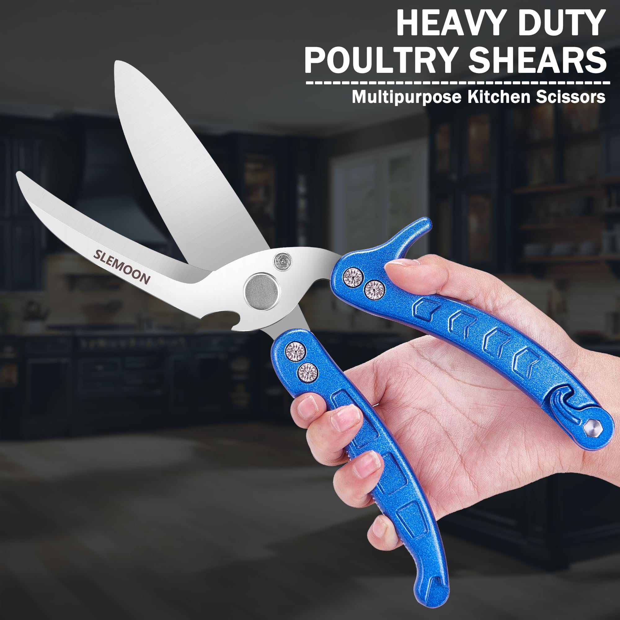 SLEMOON fishbone ergonomic handle detail for comfortable grip
