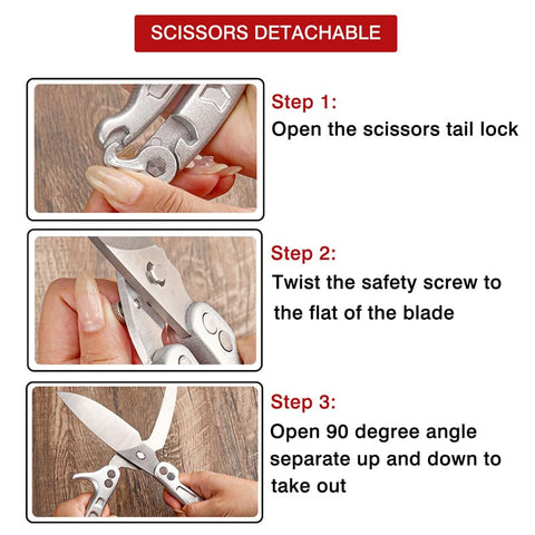 SLEMOON shears on cutting board with ingredients showing everyday kitchen versatility benefit